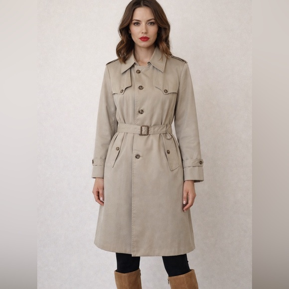 Dior Jackets & Blazers - Christian Dior vintage Beige Trench Coat sz L